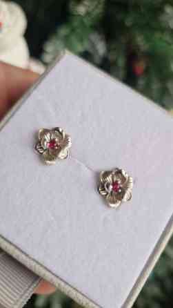 Продам серьги гвоздики. серебро. Соколов. застежка винтовая Бишкек