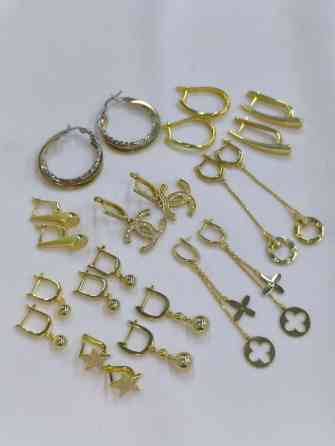 Серебряные серьги, Проба 925, Женские, Новый Бишкек