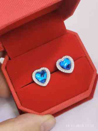 Серебряные серьги, Проба 925, Женские, Новый Бишкек