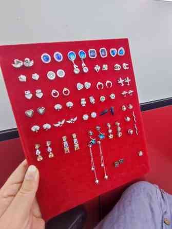 Серебряные серьги, Проба 925, Женские, Новый Бишкек