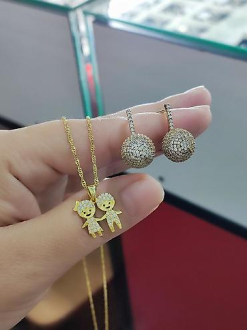 Серебро Италия Серебряный Серьги+ Цепочка с подвеской Цена 4500сом Бишкек - изображение 13