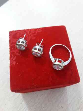 Очень нежный Набор из Серебро 925пробы производитель Турция покрыто Бишкек