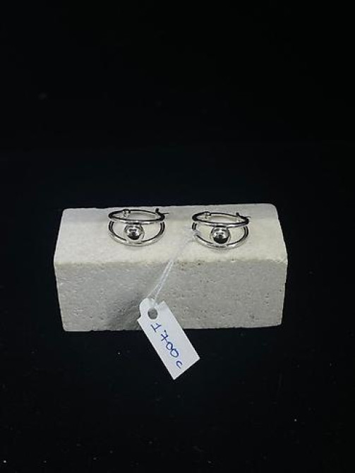 Элегантные серьги-кольца серебристого цвета, украшенные россыпью Бишкек - изображение 26