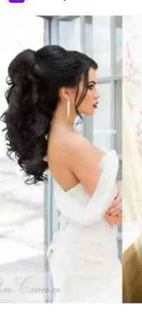 Свадебное платье, цвет - Белый, Открытые плечи Бишкек