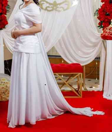 Свадебное платье, 44, 46 (M), цвет - Белый Бишкек