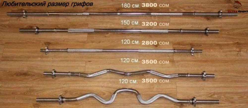 Штанга / гриф ????️‍♂️ по низкой цене прямиком со складов Бишкек - изображение 1
