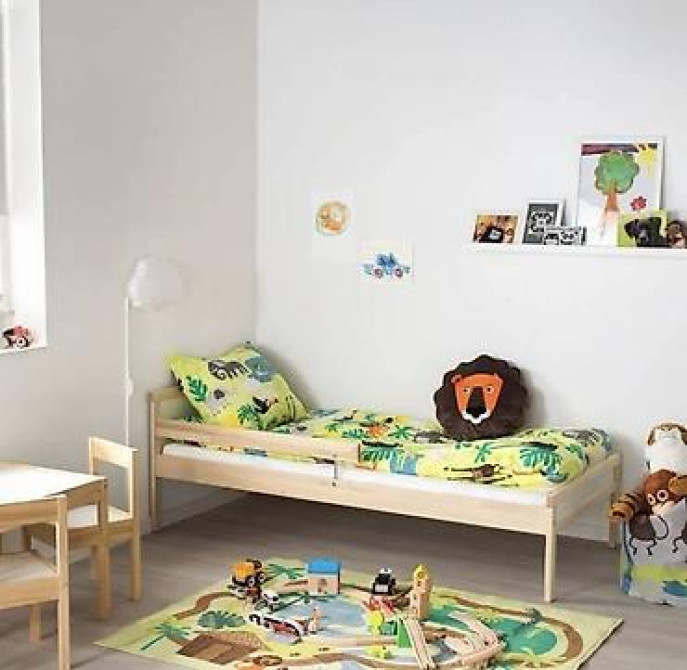 Продаю комплектом: • Кровать IKEA SNIGLAR, массив бука, размер 70×160 Бишкек - изображение 8