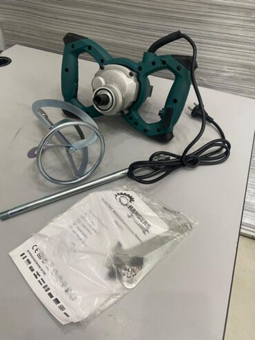 Электрический строительный миксер RS-571 с двумя ручками и Бишкек - изображение 3