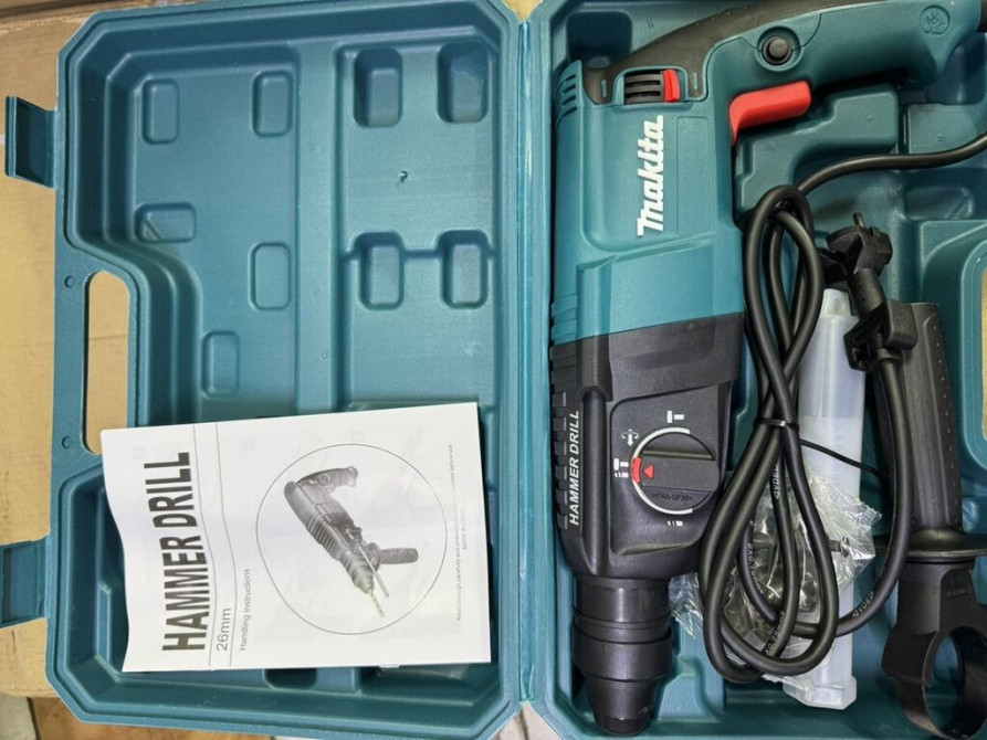 Перфоратор, Makita, Новый, Платная доставка, Самовывоз, Бесплатная доставка Bishkek - photo 1