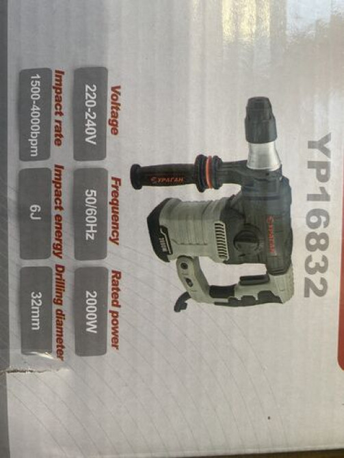 Перфоратор, Ураган, Новый, Бесплатная доставка Бишкек - сүрөт 4