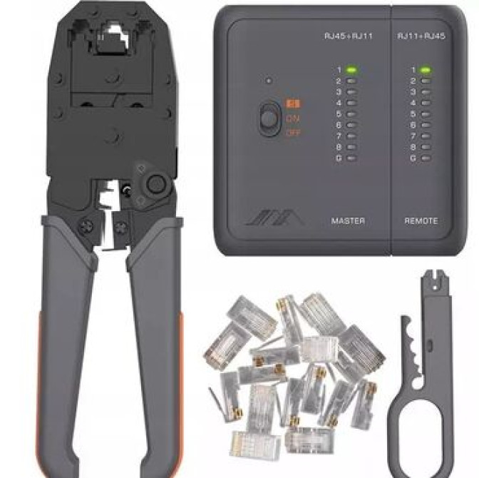 Набор для обжима витой пары Xiaomi JIMIHOME JM-GTW5N (Кримпер, тестер Бишкек - изображение 1