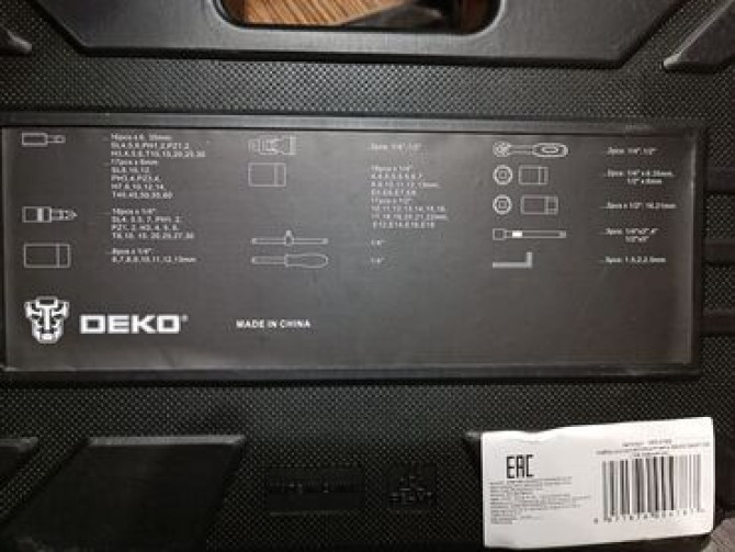 Новый набор автомобильных инструментов DEKO . 108 предметов. Фирменный Bishkek - photo 6