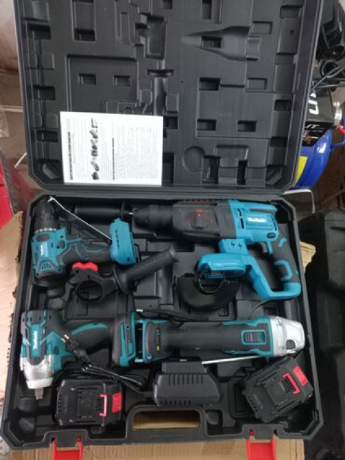 ????Набор электро-инструментов Makita и LANZAN 4 в1 одном(перфоратор Бишкек - изображение 2